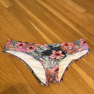 tropical print bikini bottom